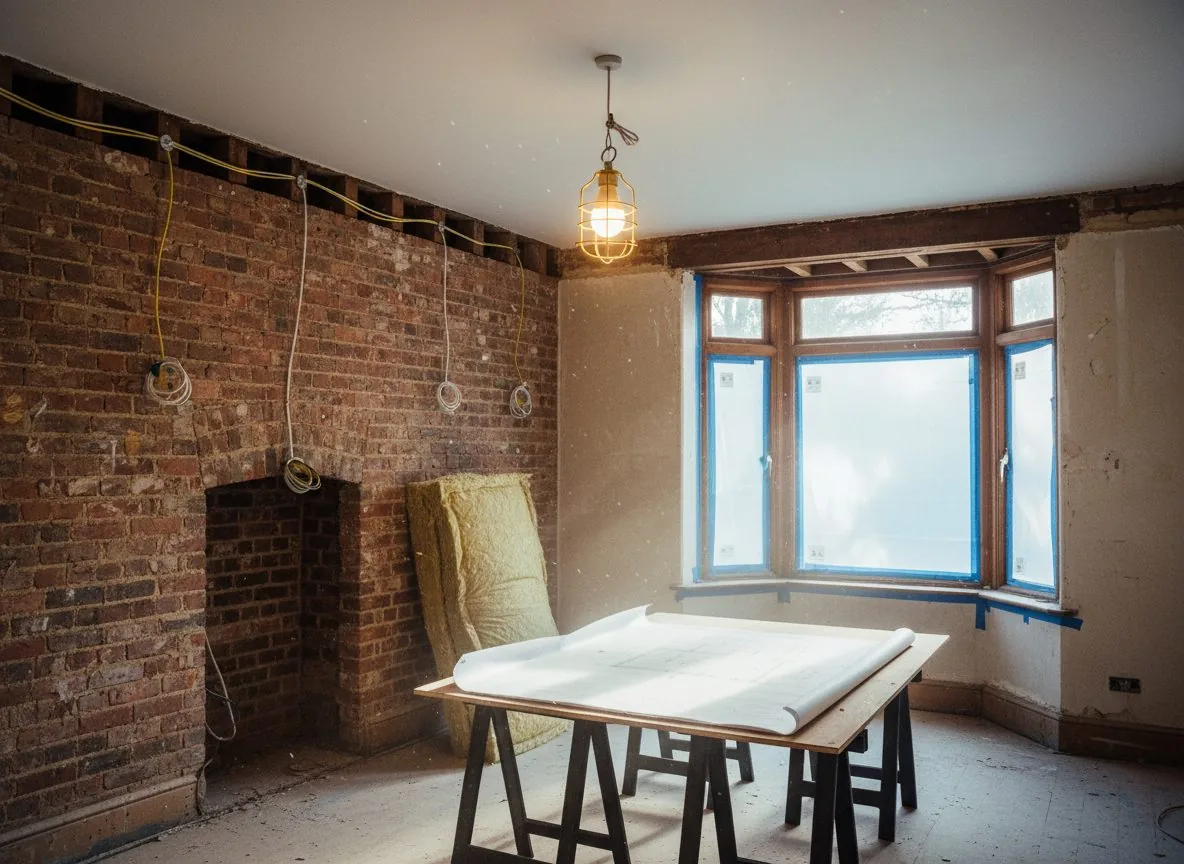 What a proper full refurb actually looks like mid-project